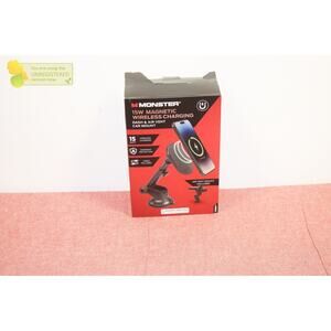 Monster 15Watt Wireless Charging Car Mount Dash and Vent